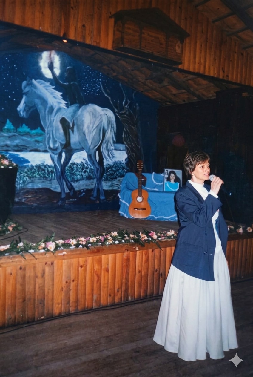 Apresentação cultural no palco